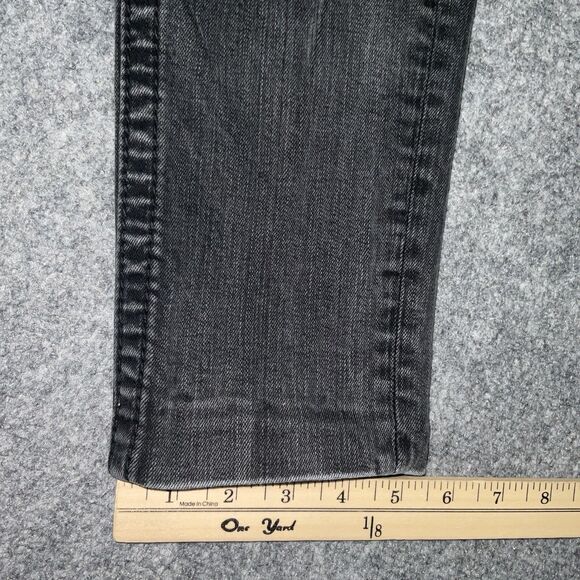 Miss Me Jeans Womens Size 28 Black Denim Skinny JS4009S29 Flap Pockets - Picture 8 of 12